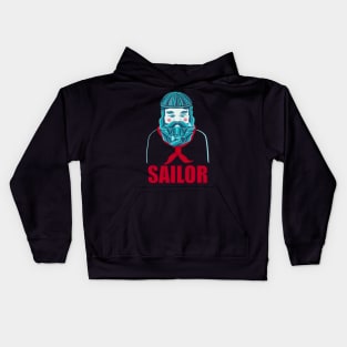 Blue Sailor Kids Hoodie